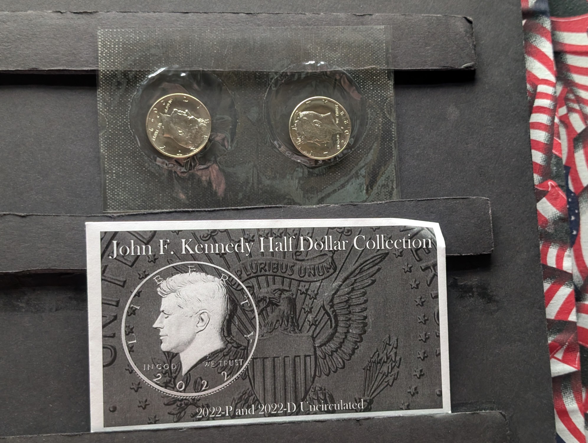 2022-P and 2022-D in Uncirculated Condition John F. Kennedy Half Dollar Collection