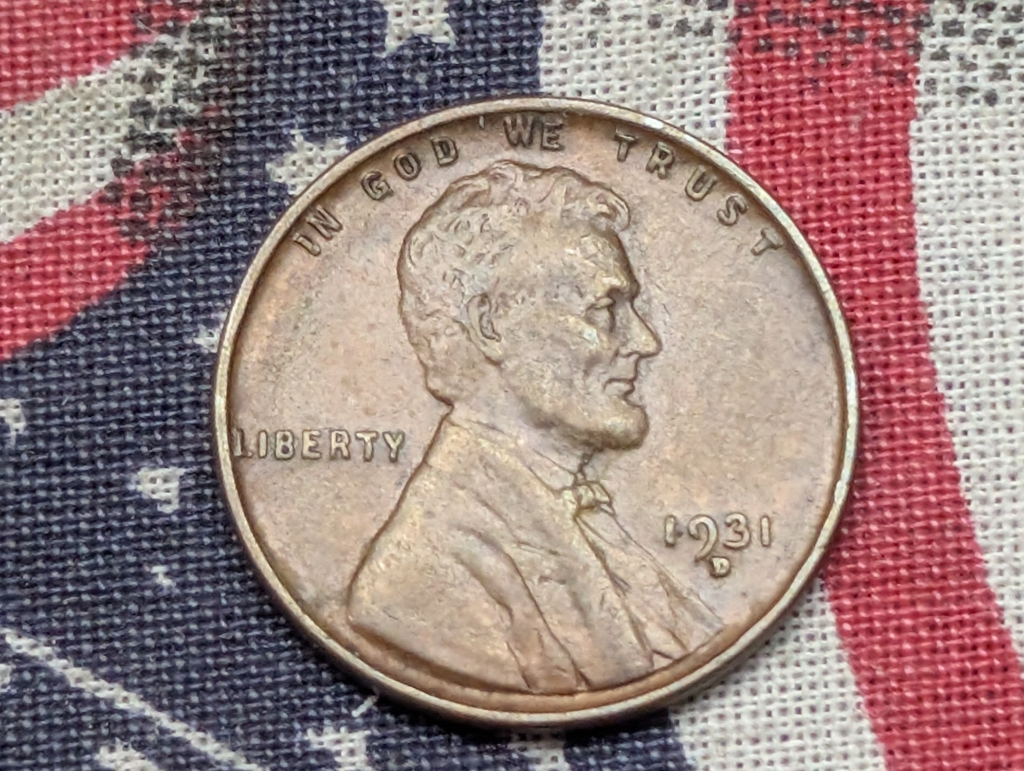 AU - 1931-D Lincoln Wheat Cent