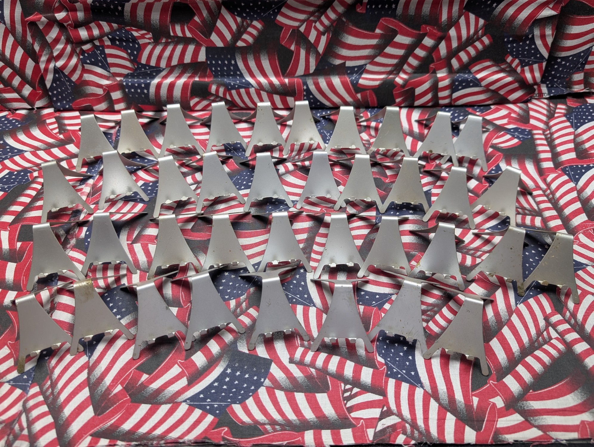 (38) Commemorative Bronze Medal Display Stands