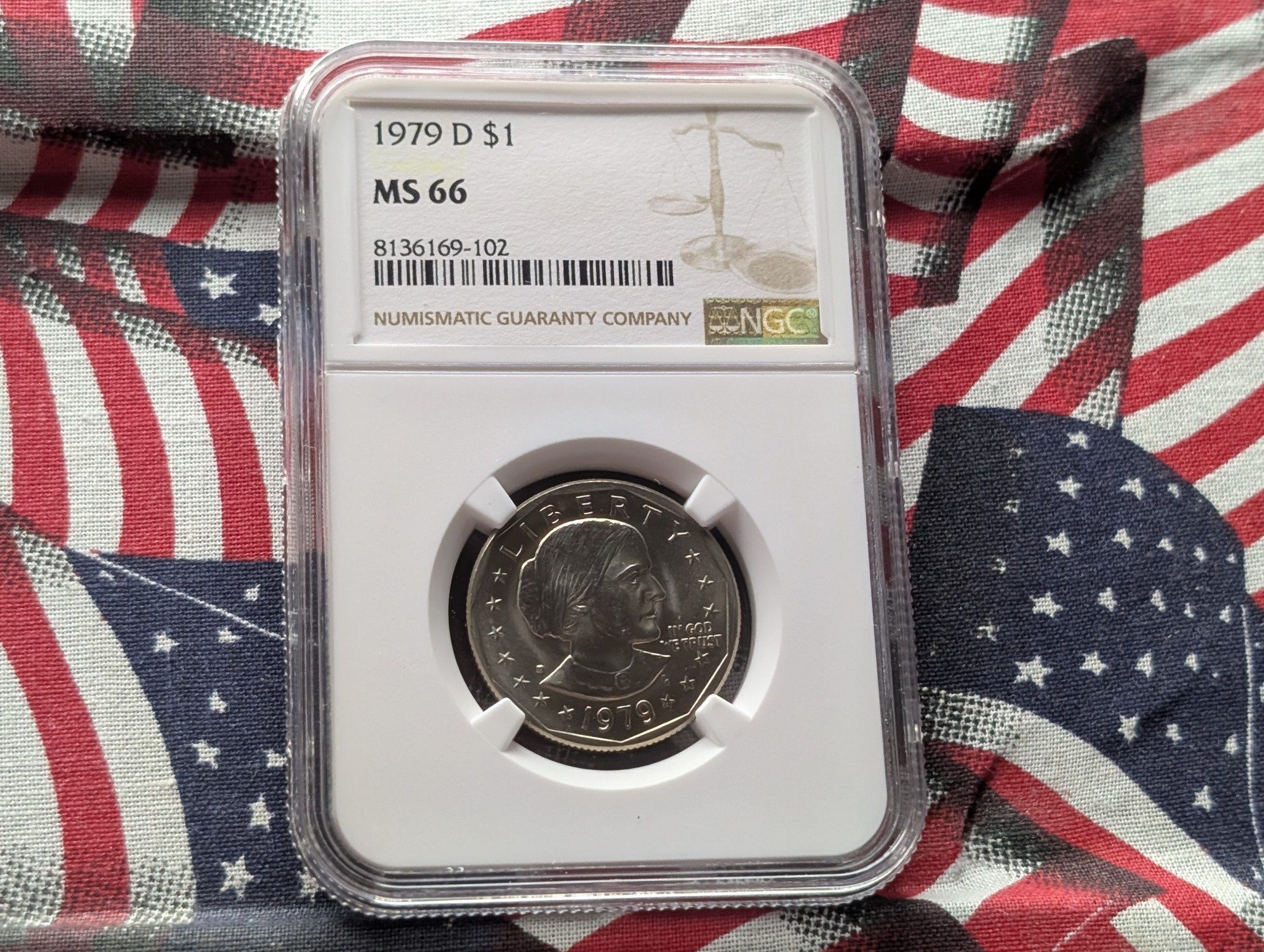 1979-D Susan B. Anthony Dollar NGC MS66