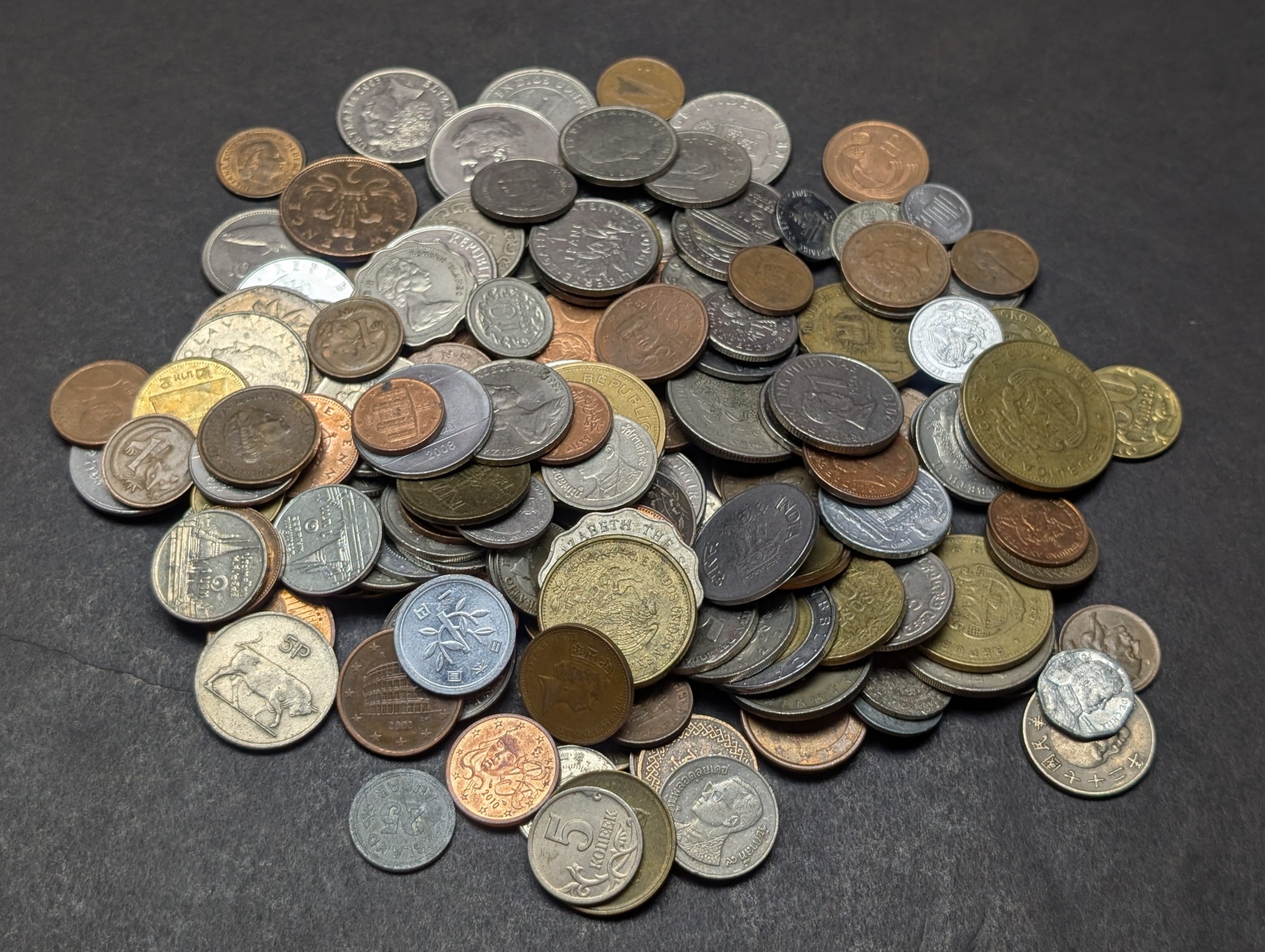 1.5 Lbs. of Various Vintage & Modern World Coins