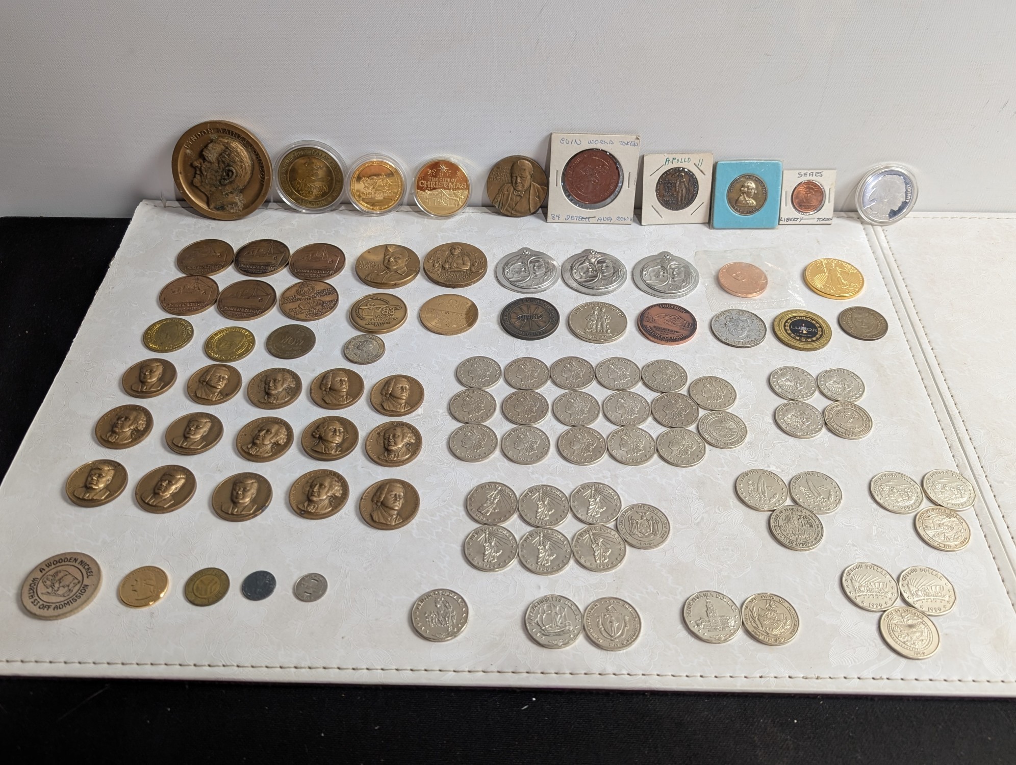 Assorted Vintage Medals - No Gold or Silver Contents