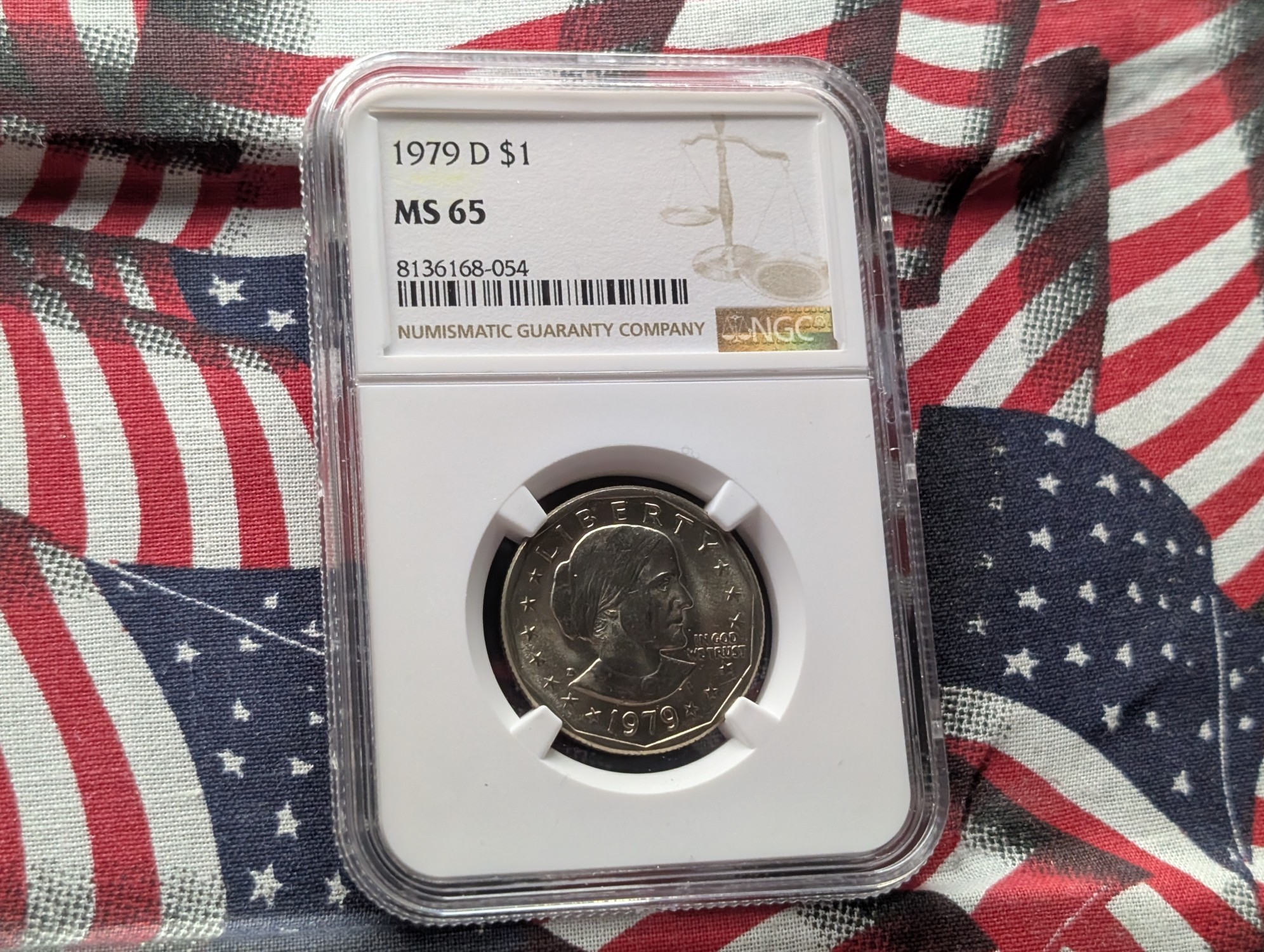 1979-D Susan B. Anthony Dollar NGC MS65