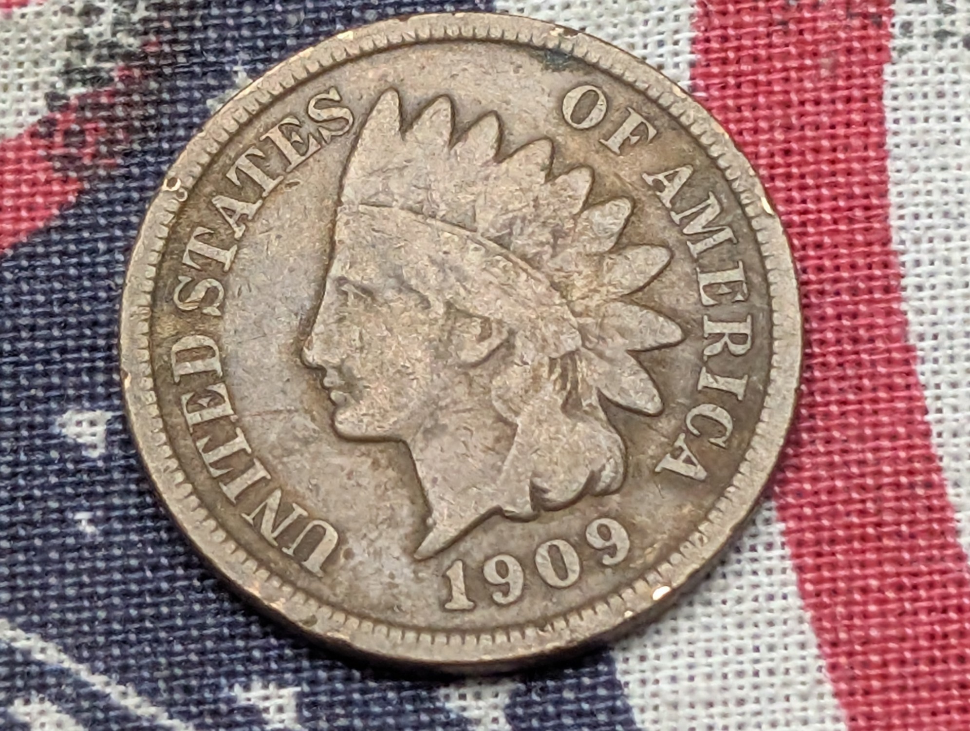 1909-S Indian Head Cent - VG - KEY DATE!