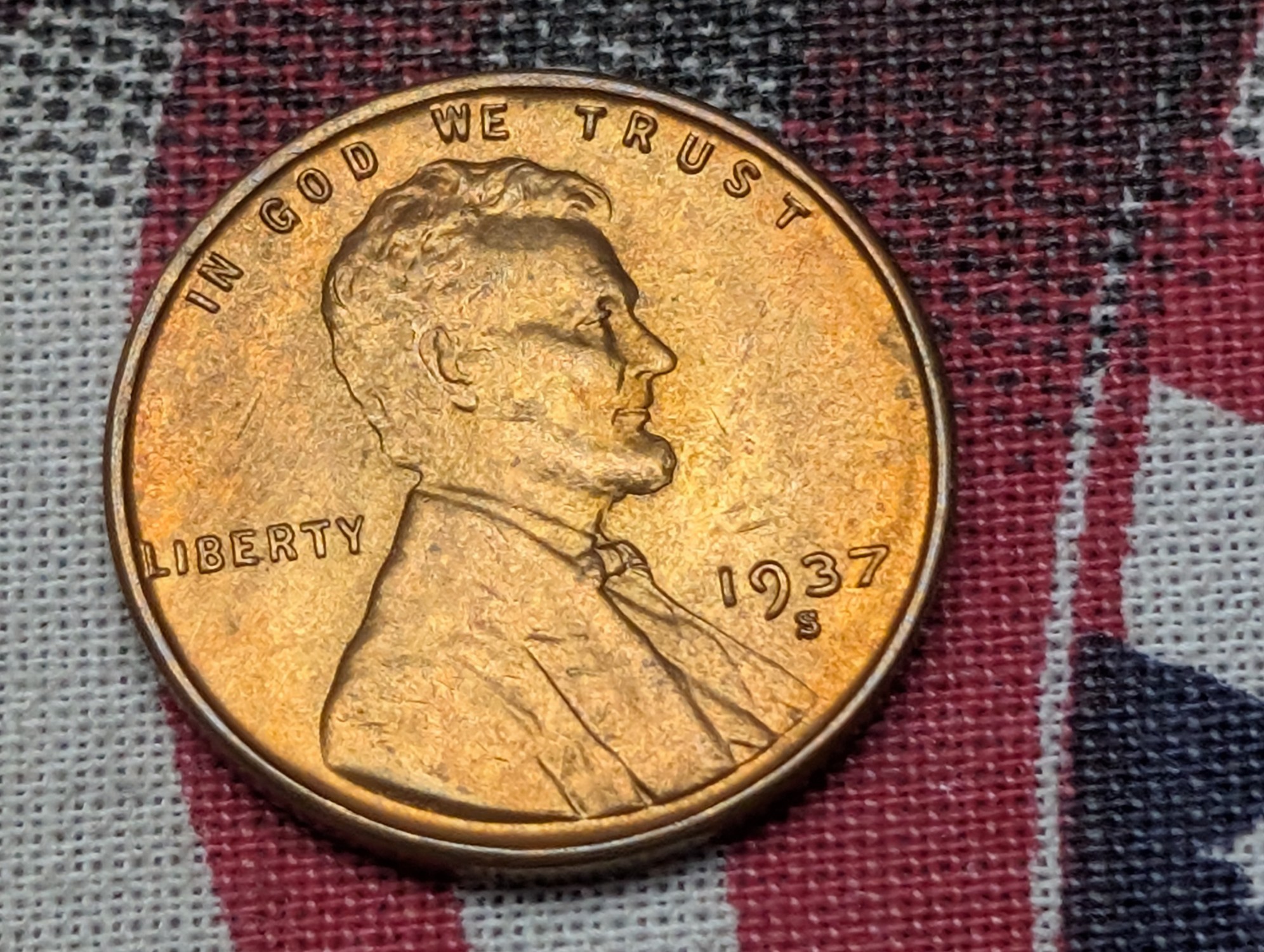 BU - 1937-S Lincoln Wheat Cent