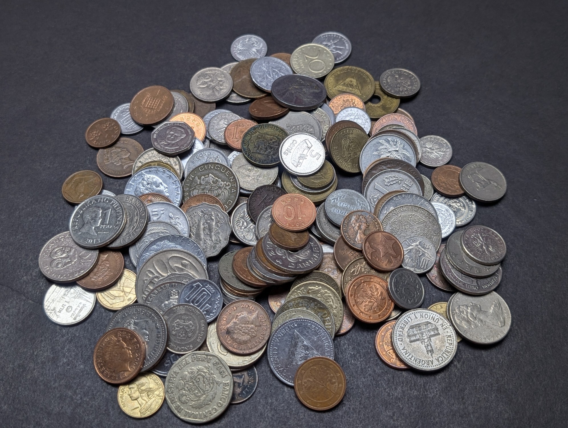 1.3 Lbs. of Various Vintage & Modern World Coins
