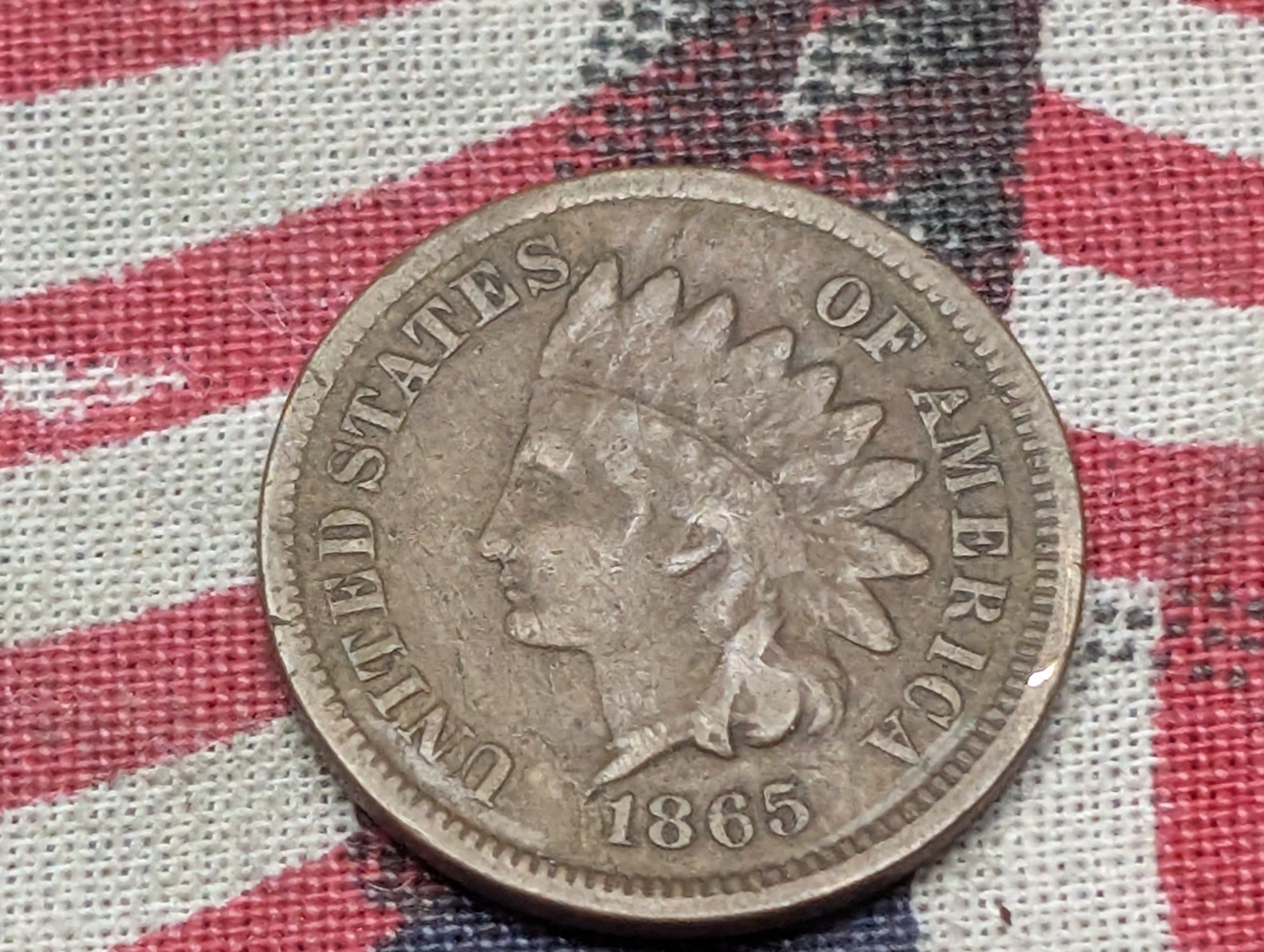 1865 Indian Head Cent