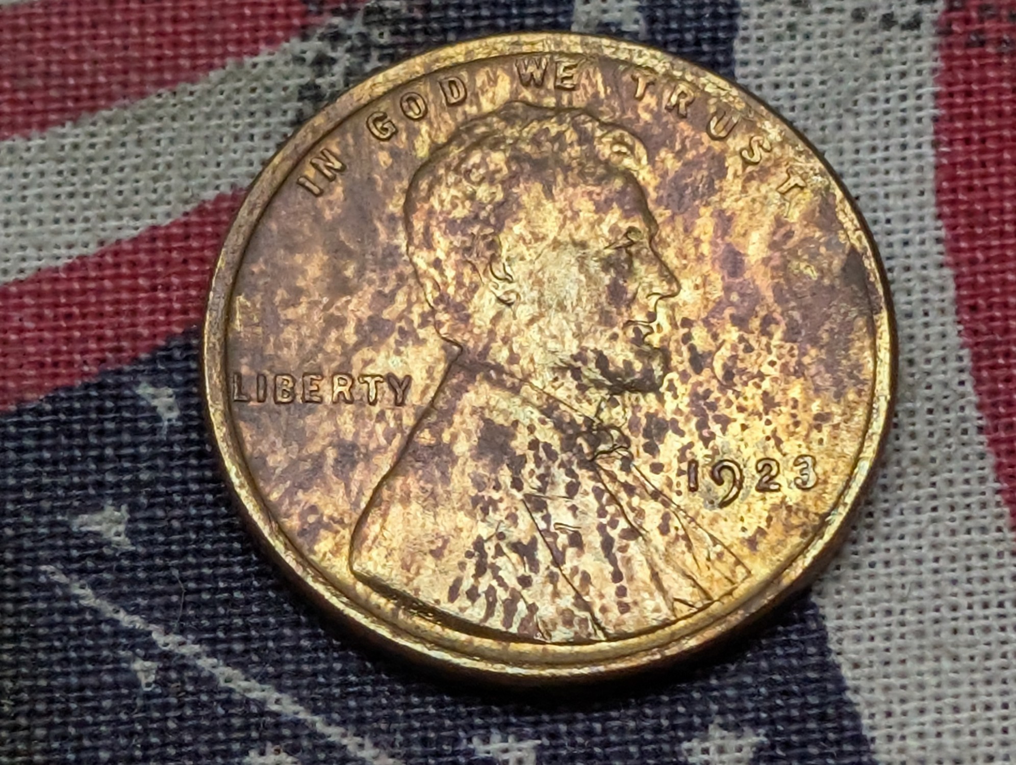 1923 Lincoln Wheat Cent - CHOICE BU