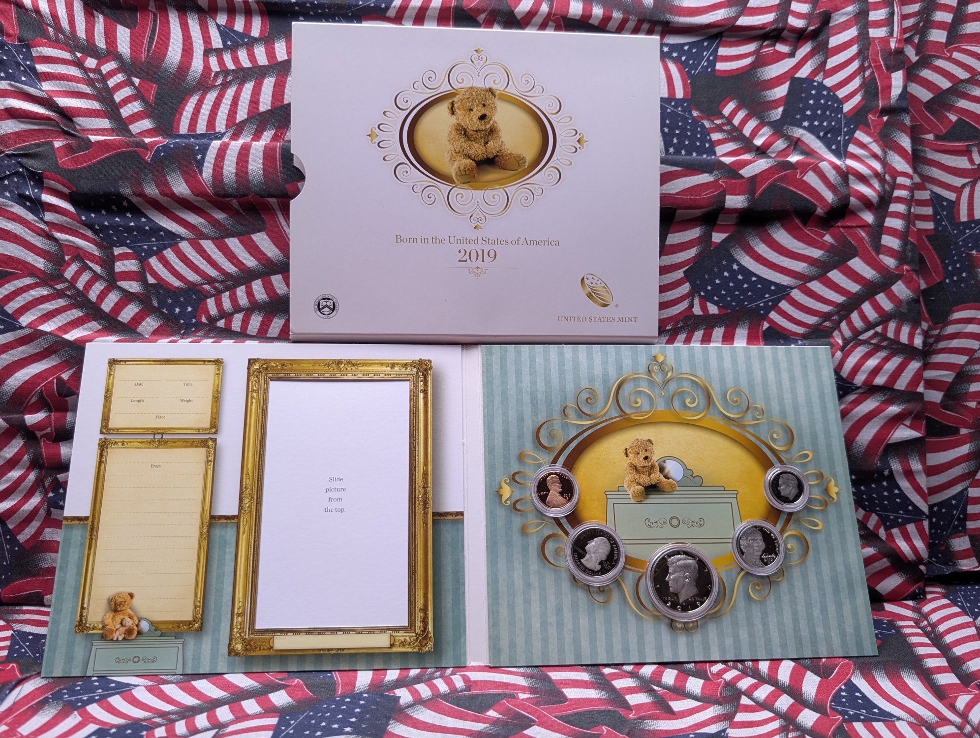 2019-S Proof Born in the United States of America Coin Set in OGP w/ COA