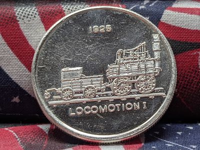 1 Troy Oz. .999 FINE SILVER 1825 Locomotive Designed Round Condition PLEASE NOTE Some coins may 