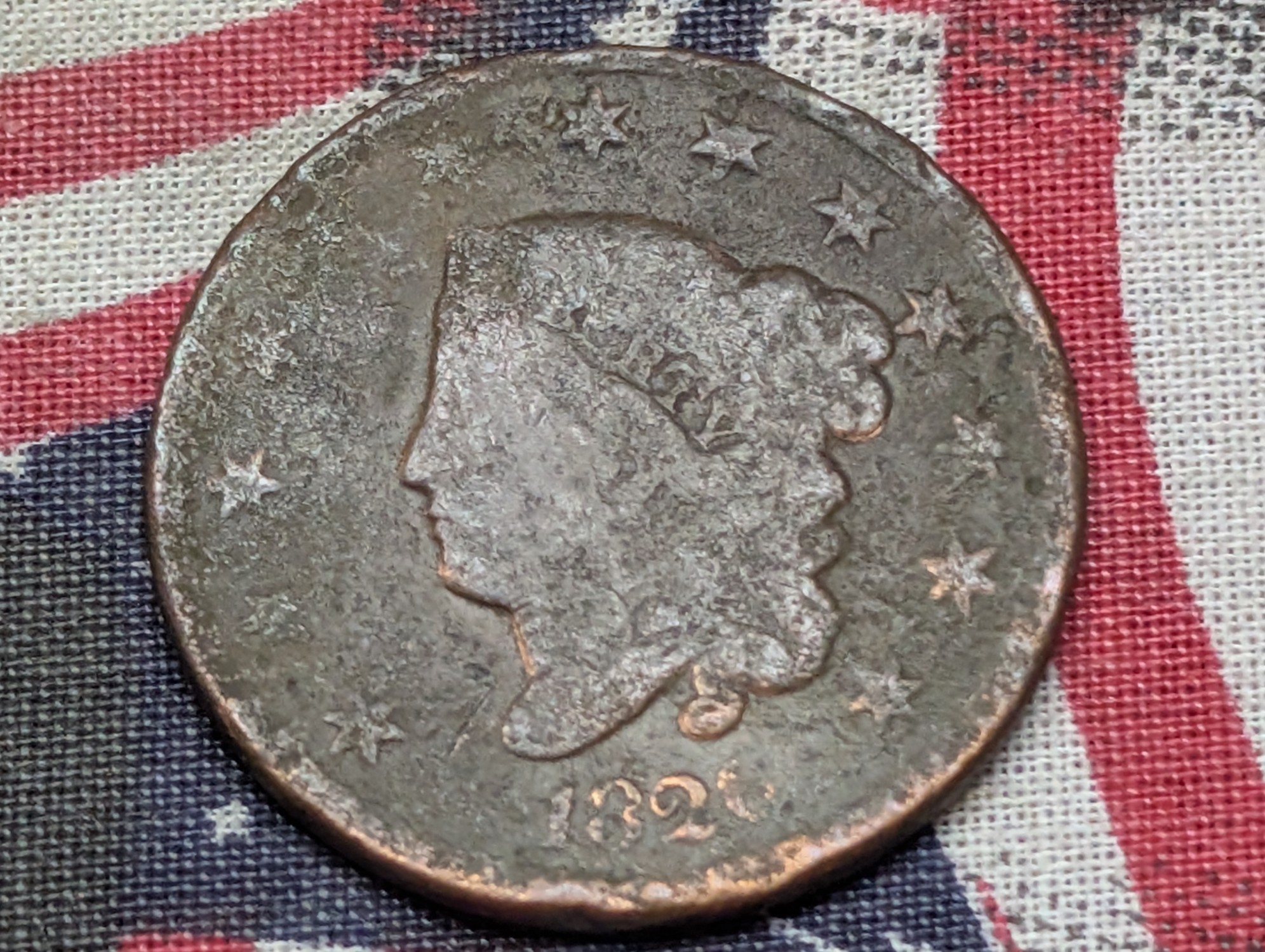 1826 Coronet Head Large Cent