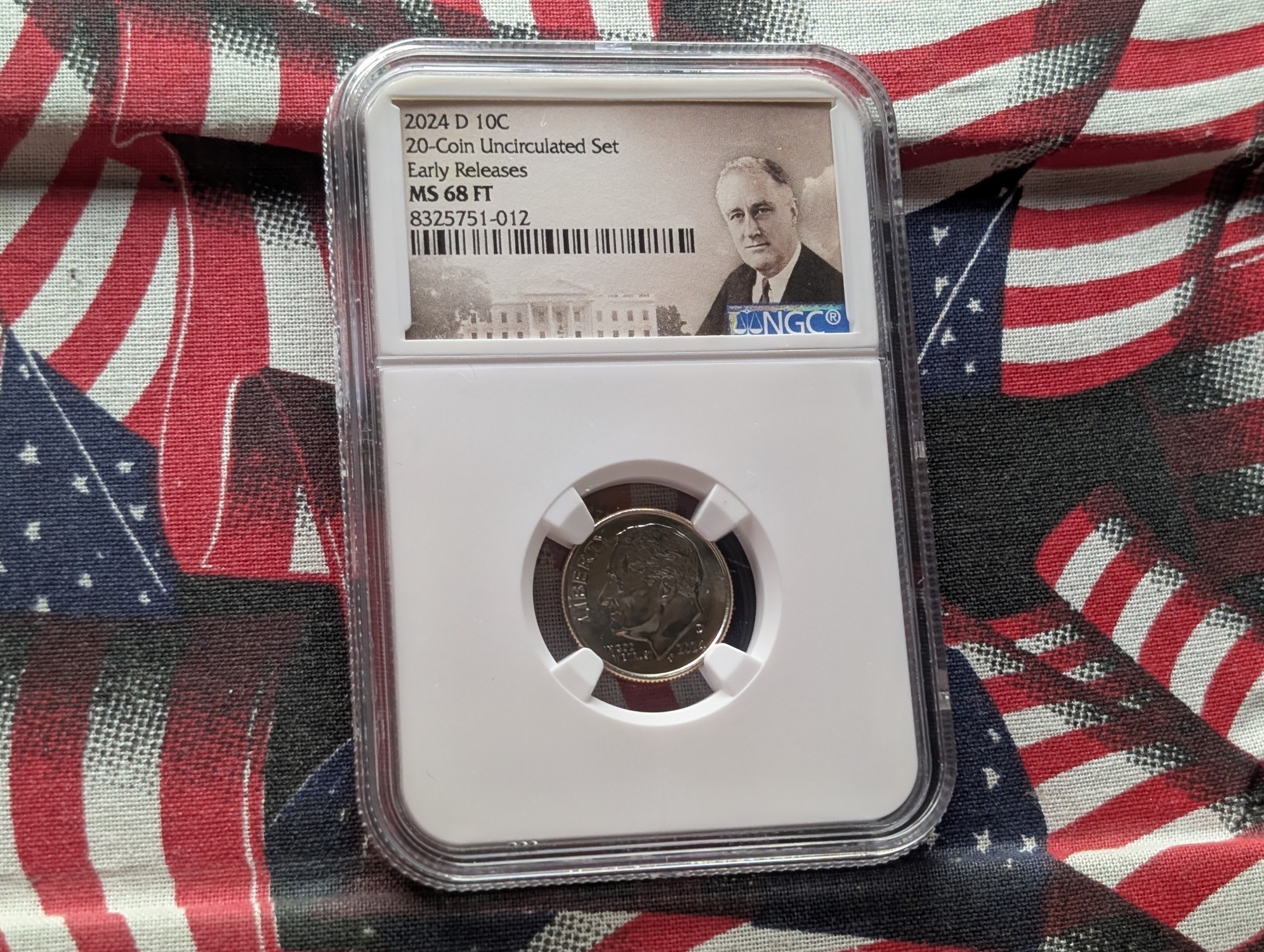 2024-D Roosevelt Dime NGC MS68 FT - Early Release