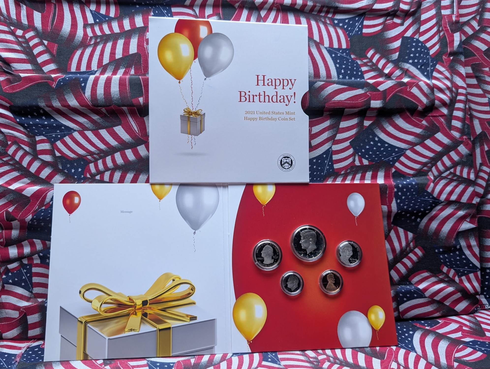 2021-S U.S. Mint Happy Birthday Proof Coin Set in OGP w/ COA