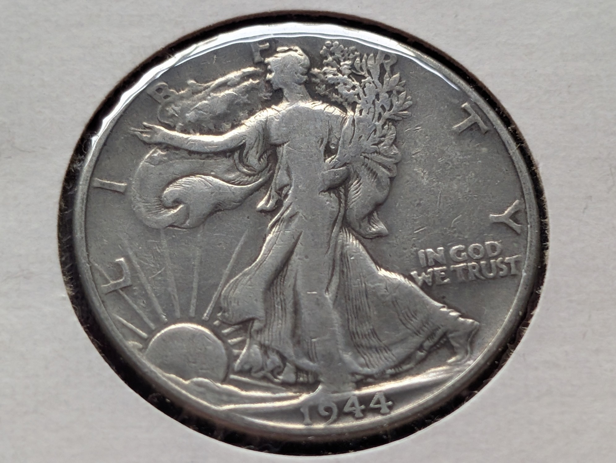 1944 Walking Liberty 90% Silver Half Dollar