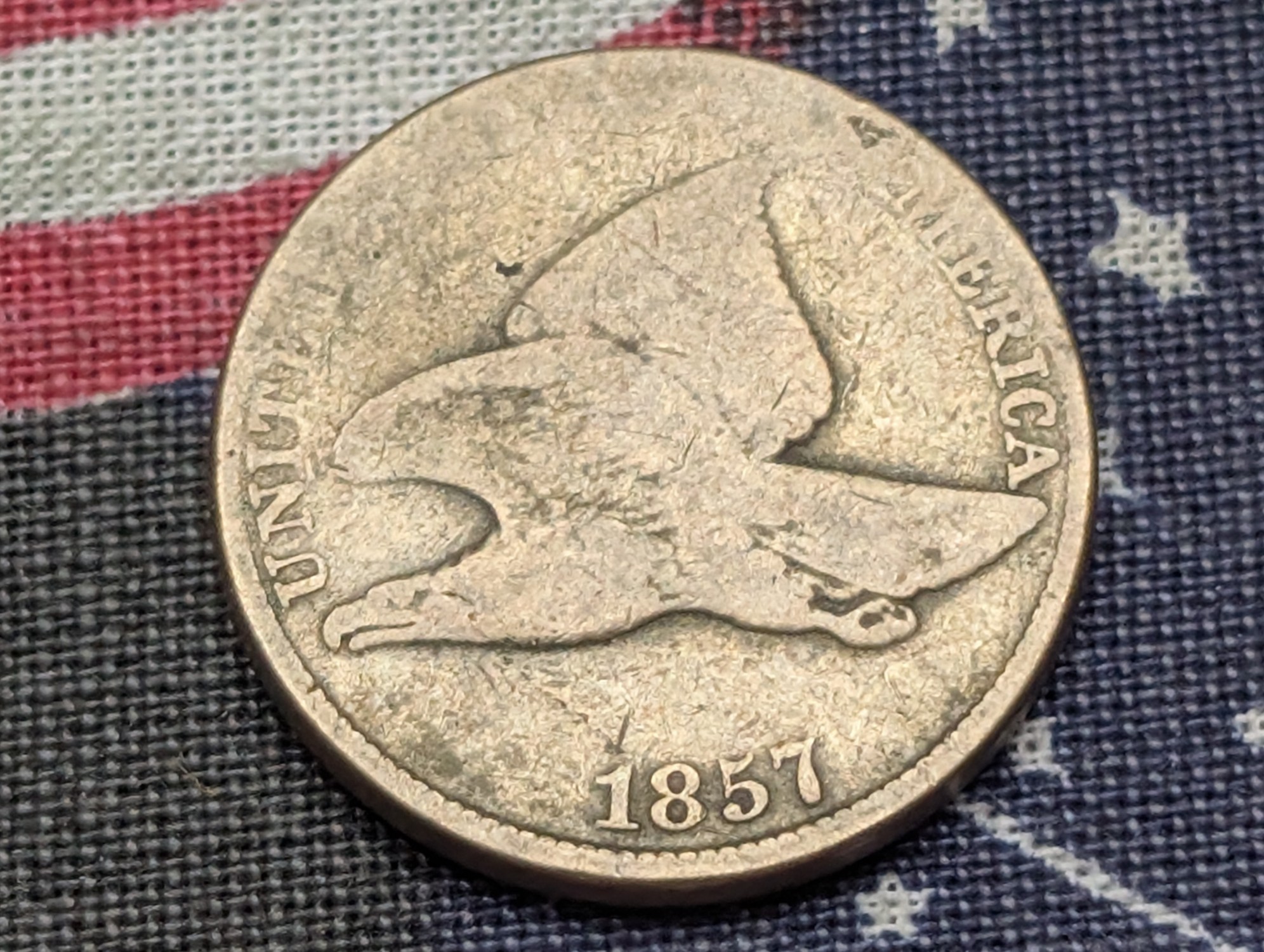 1857 Flying Eagle Cent