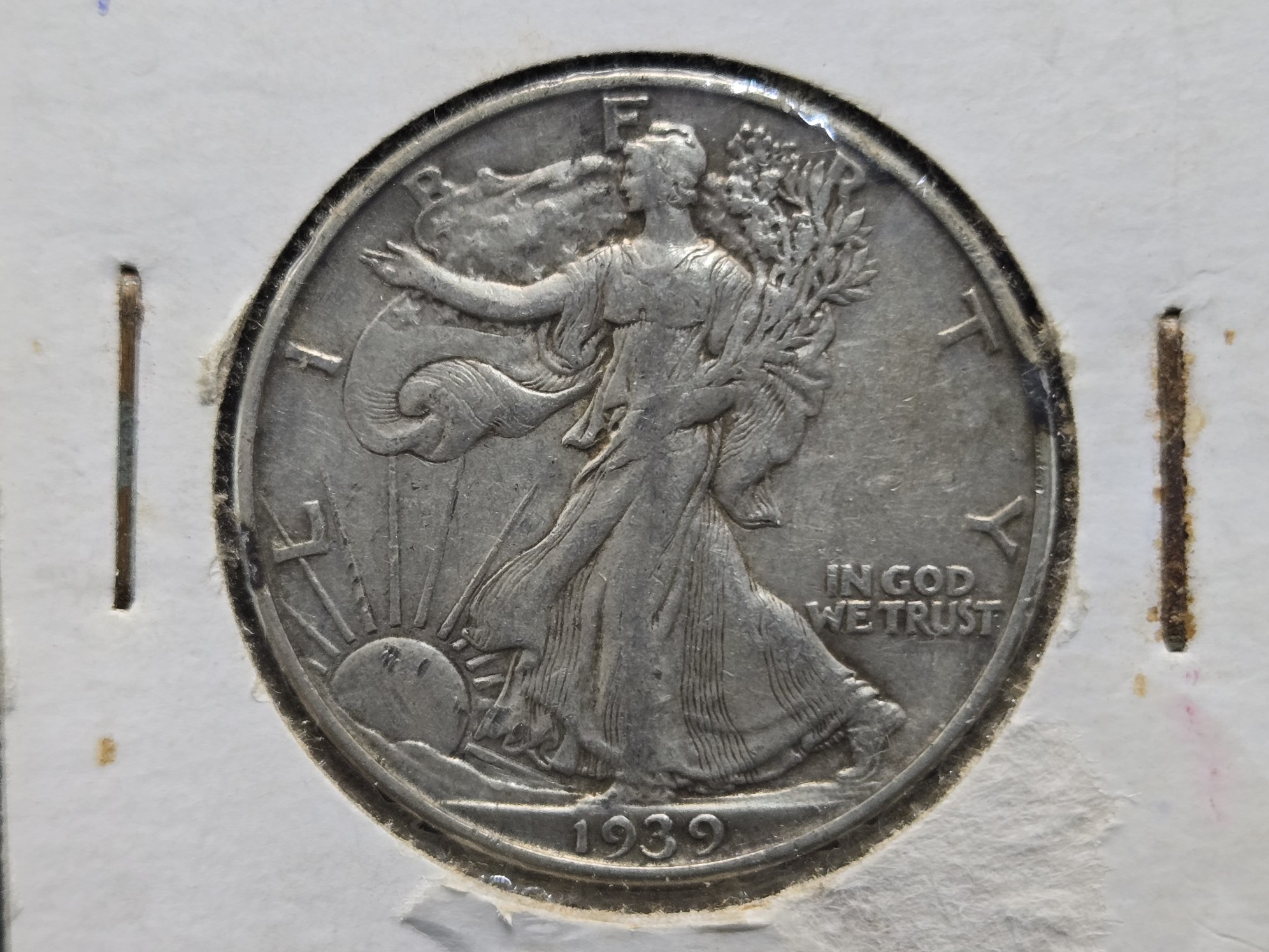 1939-D Walking Liberty 90% Silver Half Dollar
