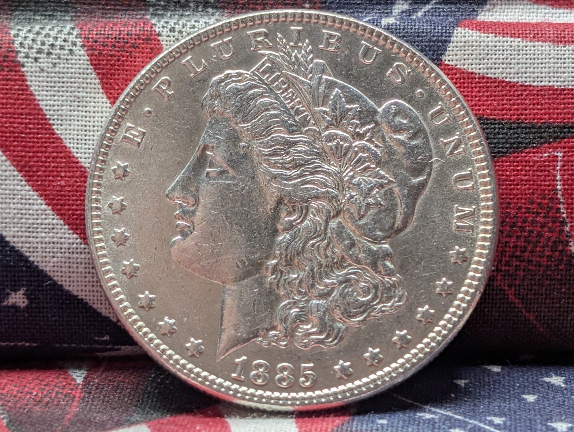1885 Morgan 90% Silver Dollar