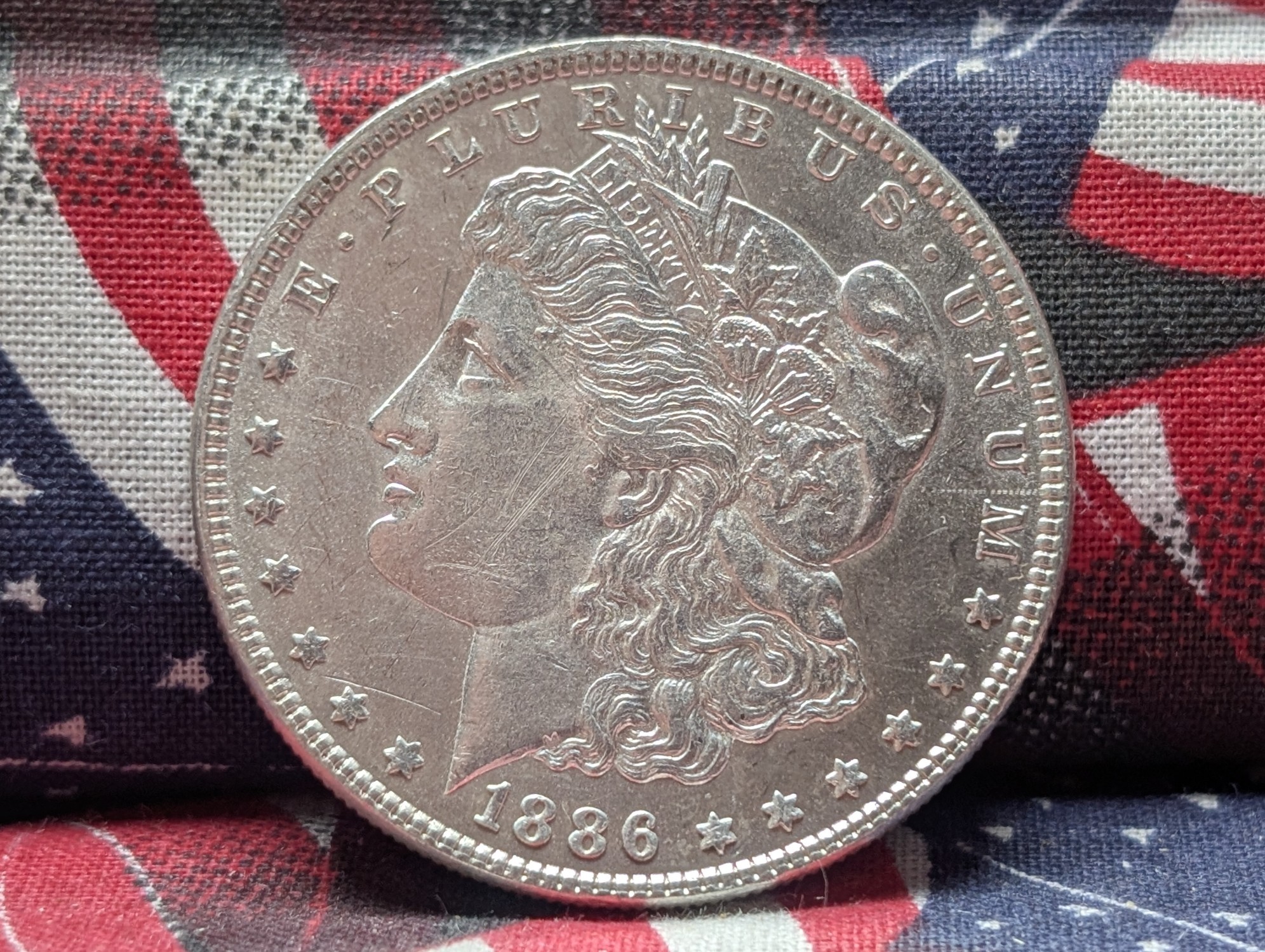 1886 Morgan 90% Silver Dollar