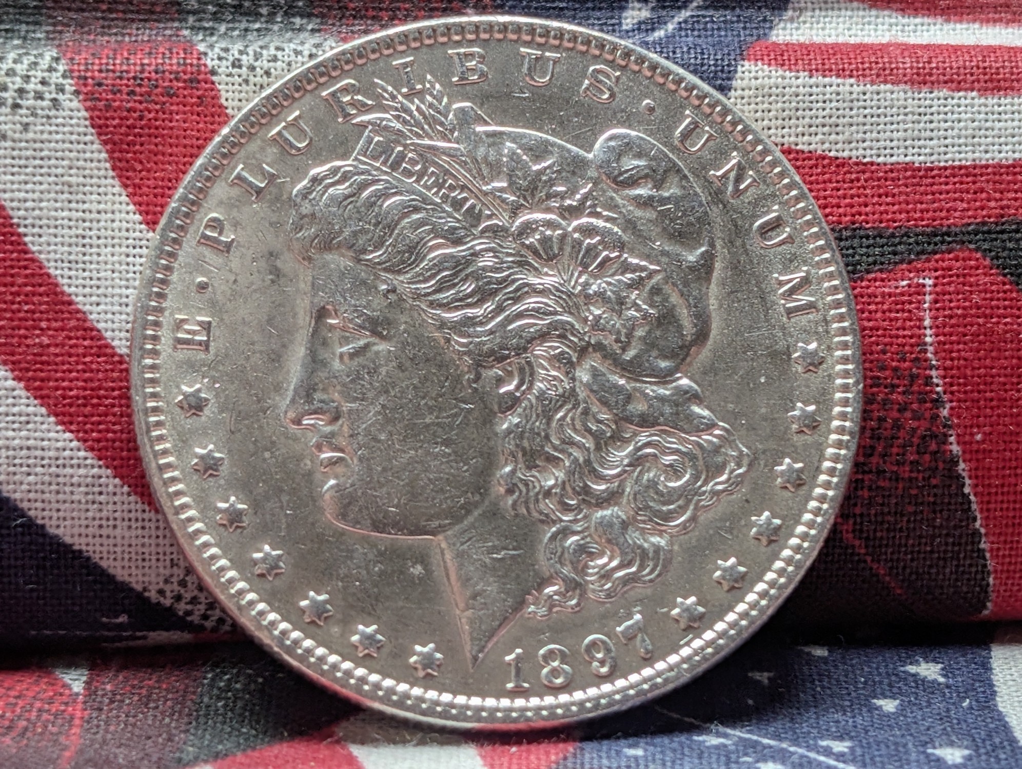 1897 Morgan 90% Silver Dollar
