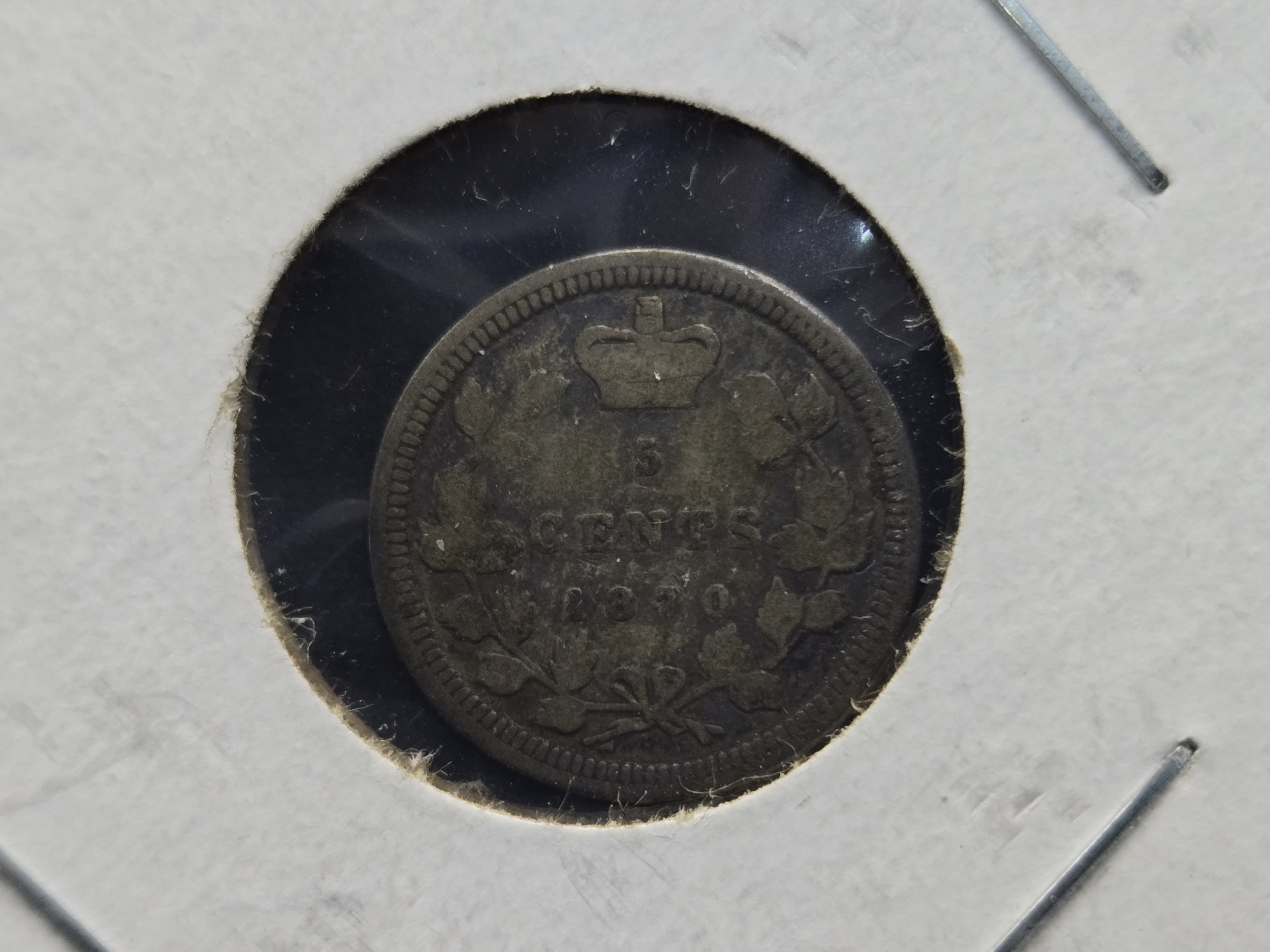 1870 Canada Cents - 92.5% Silver, 1.167g