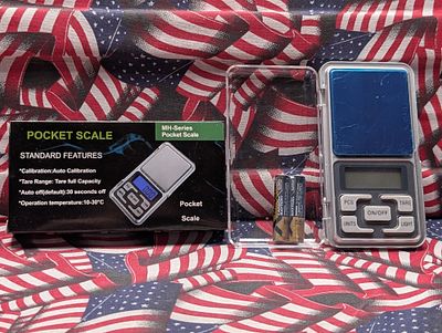 NEW Pocket Scale 01.g-500g LED Display Condition PLEASE NOTE Some coins may have a grade on the 
