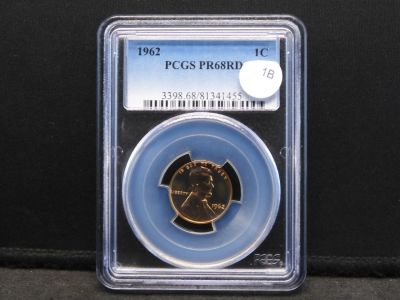 1962 PCGS PROOF 68/RD LINCOLN MEMORIAL CENT
