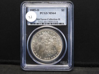 1885-O Morgan Silver Dollar - PCGS MS64