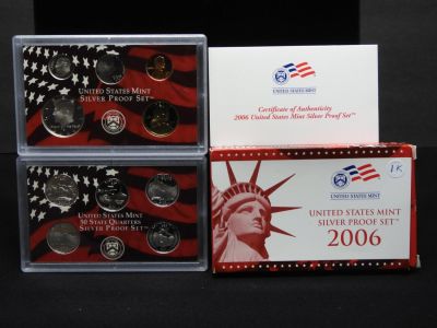 2006-S SILVER 10-Coin Proof Set With Original Gov't Packaging &amp; COA.