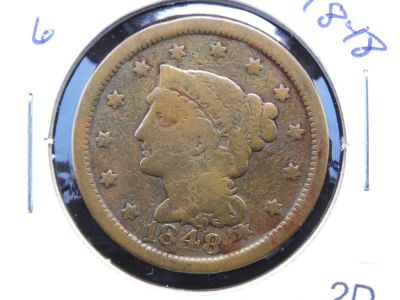1848 Large Cent - Better Date