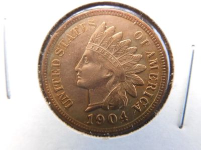1904 Indian Cent. Full Liberty and Diamonds. 1904 Indian Cent. Full Liberty and Diamonds.