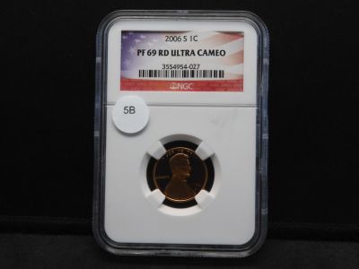 2006-S PROOF 69/RD ULTRA CAMEO NGC LINCOLN MEMORIAL CENT