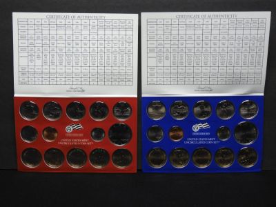 2007 Phil. & Denver US Mint Sets With Original Gov't. 2007 Phil. &amp; Denver US Mint Sets With 