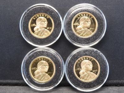 2005-S, 2006-S, 2007-S & 2008-S Proof Sacagawea Native. 2005-S, 2006-S, 2007-S &amp; 2008-S 