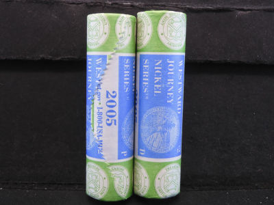 2005 P & D NICKEL MINT ROLLS (WESTWARD)
