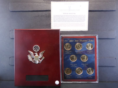 2011 US Presidential Dollars Set of 8 by The US Commemorative Gallery