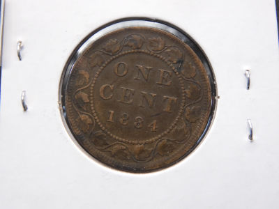 1884 Canadian Large Cent