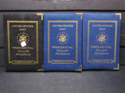 ICG BUCHANAN PRESIDENTIAL DOLLARS S-PR69, P-MS67, D-MS67