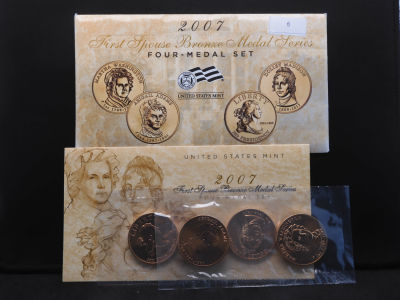 2007 First Spouse Bronze Medal Series - 4 Medal Set