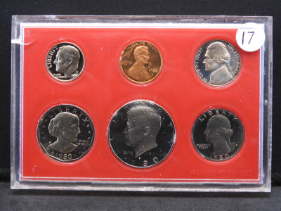 1980-S U.S. Proof Set - 6 Coins