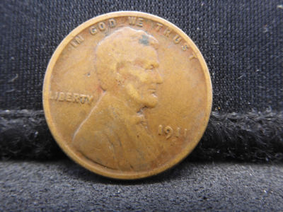 1911-S Lincoln Wheat Cent - Semi-Key Date!