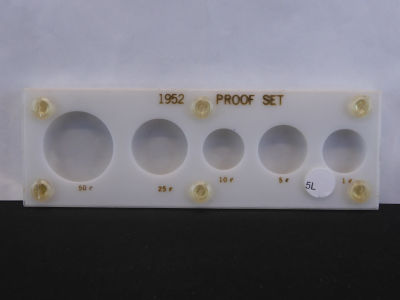 1952 Empty Proof Set Coin holder