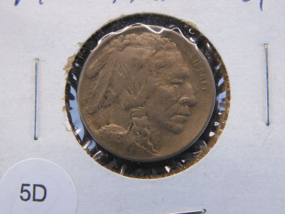 1913 Buffalo Nickel Type 1, First Year Of Issue