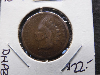 1875 Indian Head Penny