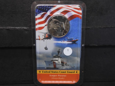 2013-P Kennedy Half Dollar Commemorating US Coast Guard