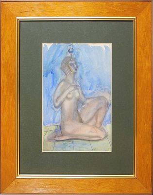 Фогт Нина Эрнестовна - Египет. 1914 г. Бумага, акварель, графитный карандаш Размер в зеркале 