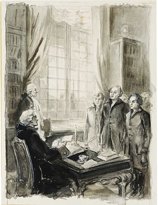 Бехтеев Владимир Георгиевич - Иллюстрация к кн.: Сизова М.И. Михайло Ломоносов. М.: Молодая 