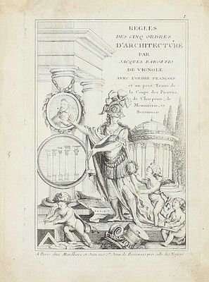 [Виньола Дж. Б. да. Правила пяти архитектурных орденов Жака Бароццио де Виньола с французским 