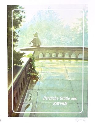 Эрик Владимирович Булатов (1933-2025), 
С горячим приветом из Баварии 
(Herzliche Gr&uuml;&szlig;e aus 