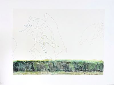 Илья Кабаков (1933-2023), Привидения утром, 2004. Илья Иосифович Кабаков Привидения утром 2004 
