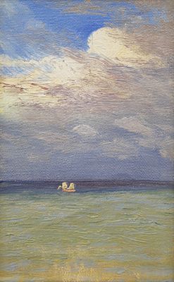 Дубовской Николай Никанорович (1859‑1918)
"Облака над морем. Этюд", 1913 г. Дубовской Николай 